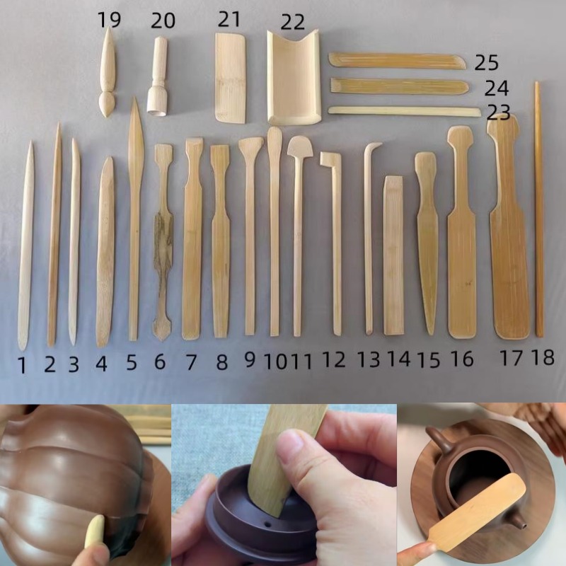 25pcs Pottery Teapot Making To - Wood Chisel Set ulasan dan harga