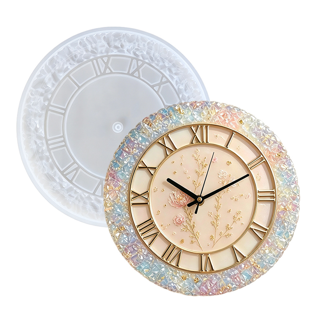 Diamond Faceted Clock Silicone - Woodworking Resin ulasan dan harga